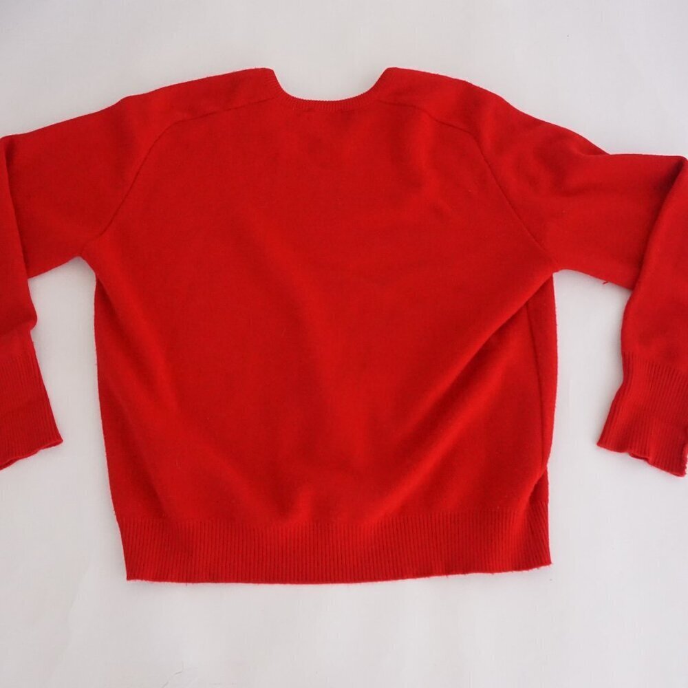 Vintage Tundra Canada Red Minimalist V Neck Knit Sweater Cotton Blend 2XLT - Picture 3 of 13